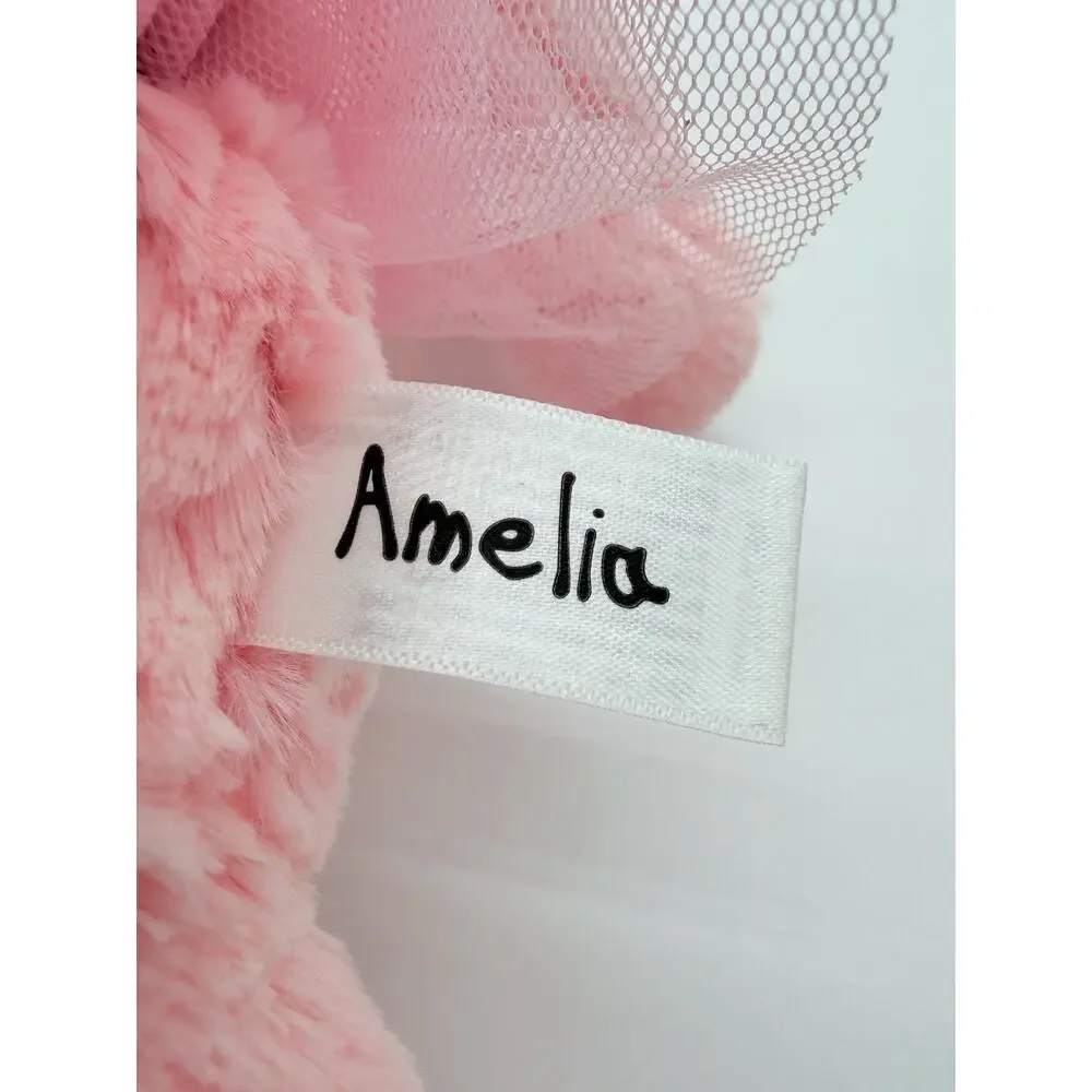 Aurora Pink Hippo Plush Amelia Twinkle Toes Dance Stuffed Toy Soft Rare HTF New